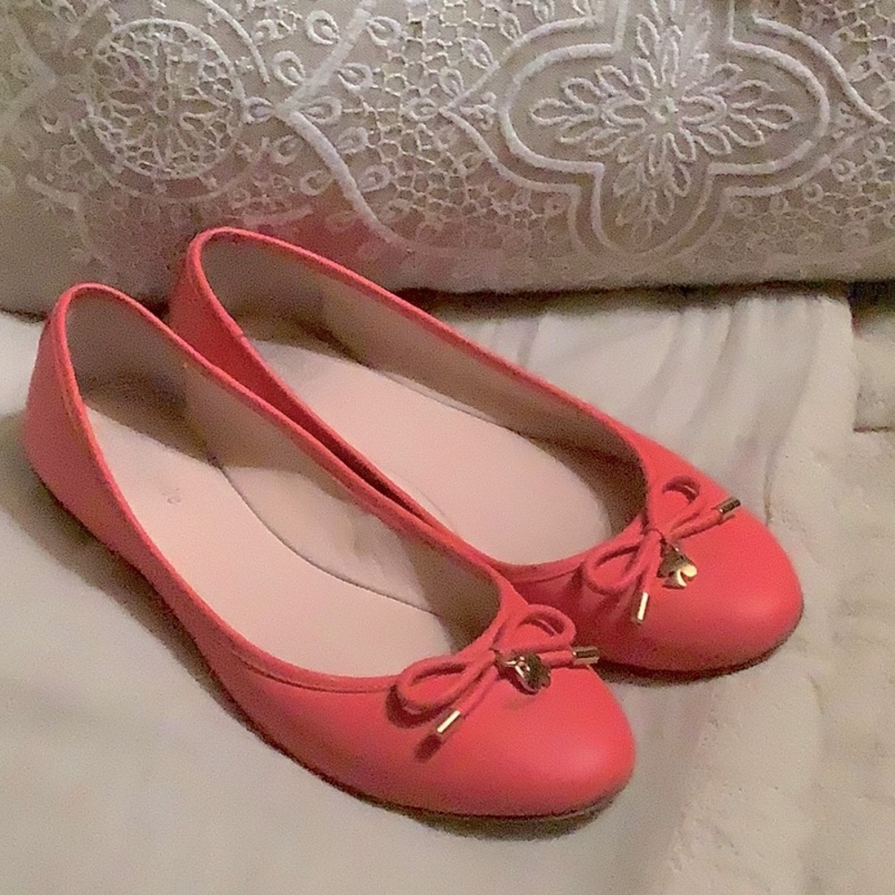 Kare Spade Hot Pink Ballet Flats